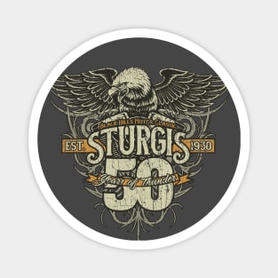 Sturgis 50 Years of Thunder 1990 Magnet